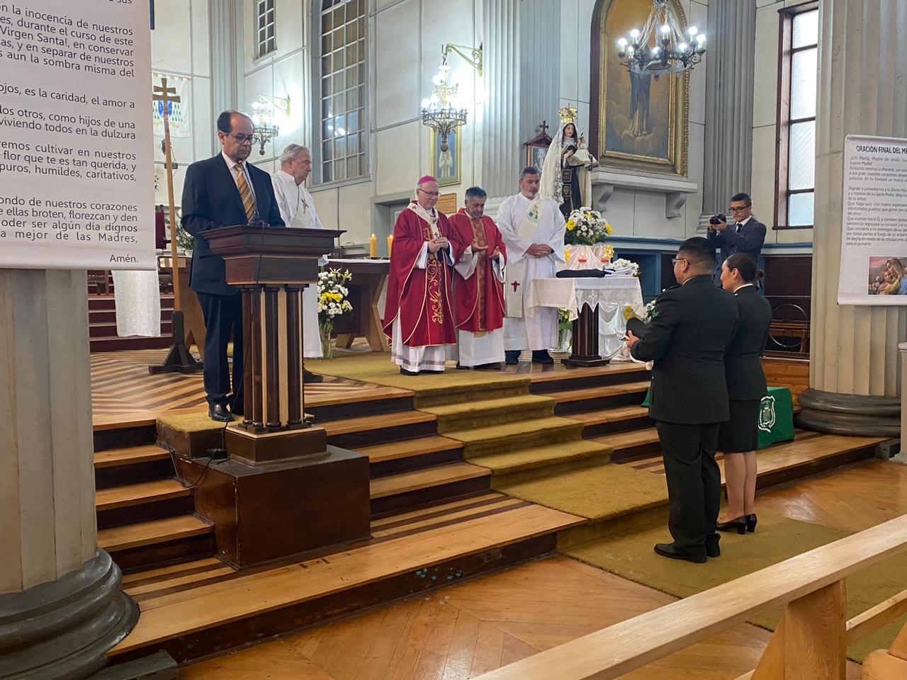 Gendarmería Los Lagos realizó liturgia de Acción de Gracias por 93° aniversario