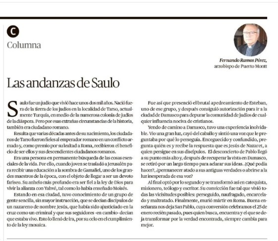 Opinión: Las andanzas de Saulo