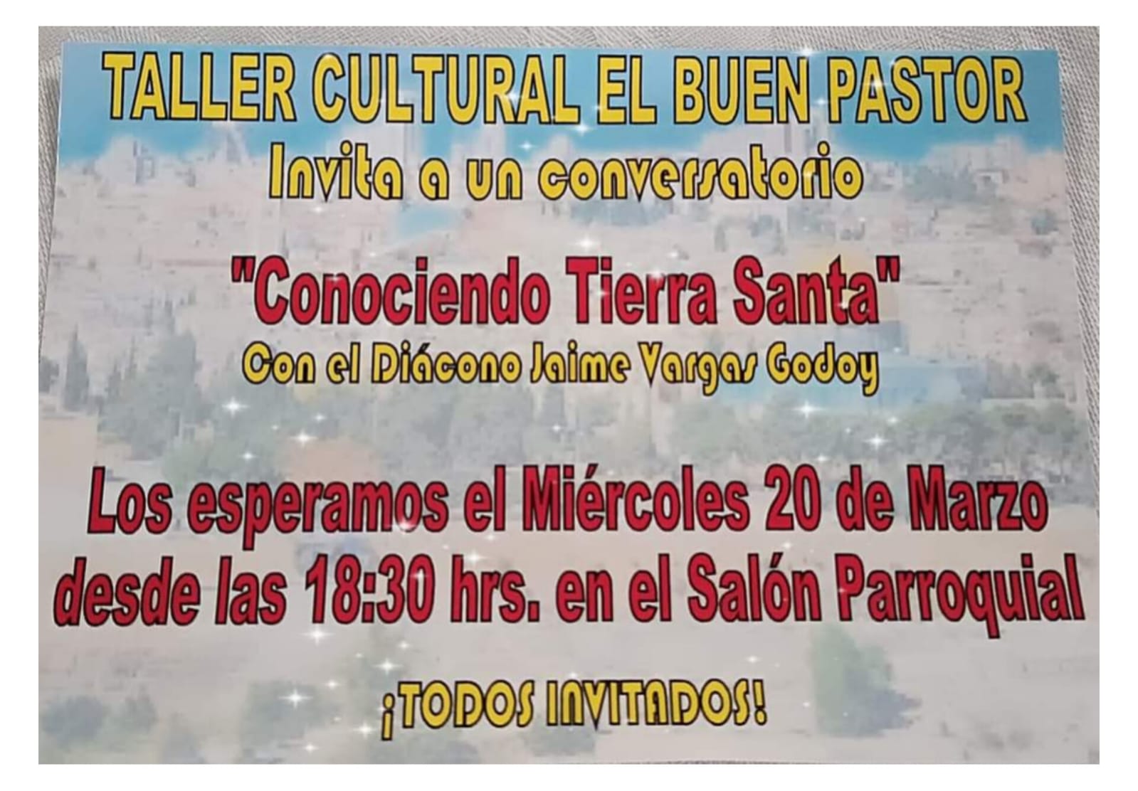 CONVERSATORIO – TESTIMONIO TIERRA SANTA