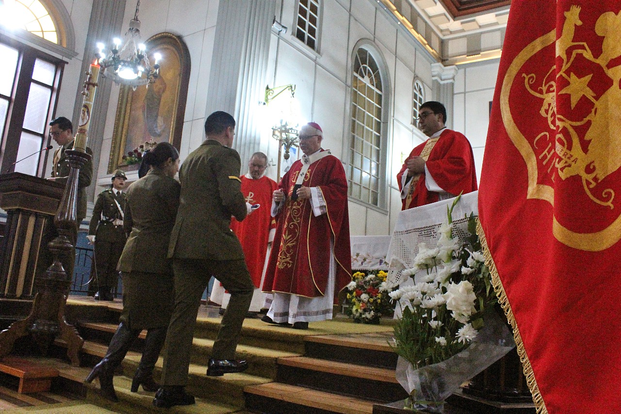 Misa de acción de Gracias por aniversario N 97 de Carabineros de Chile