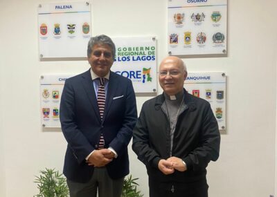 Arzobispo de Puerto Montt mantuvo encuentro con el nuevo Gobernador de la región de Los Lagos