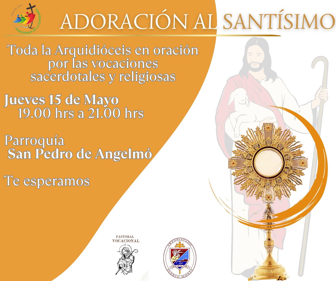 Adoración al Santisimo en el marco de la semana vocacional
