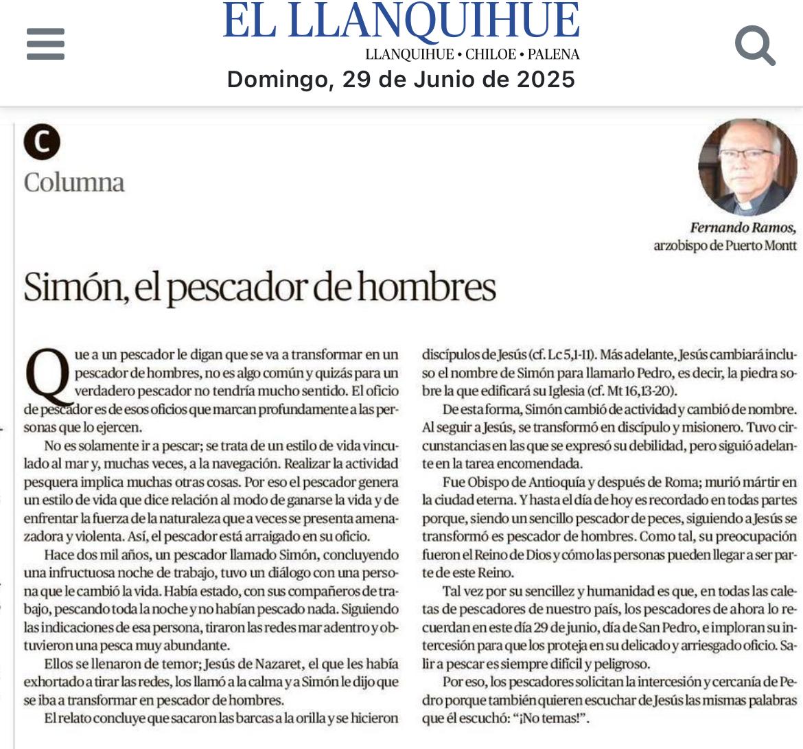 Simón, el pescador de hombres