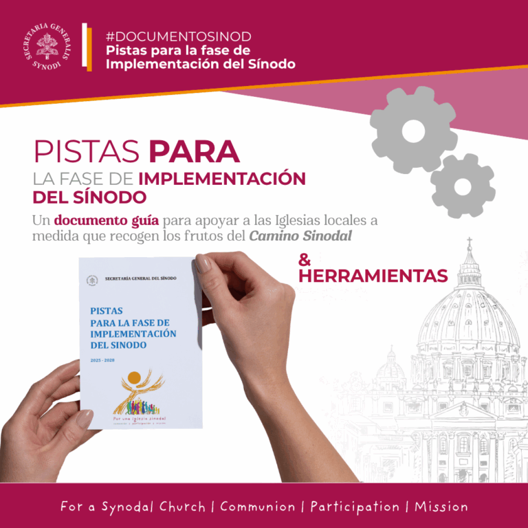 Sínodo: Se presentan las pistas de la fase de implementación