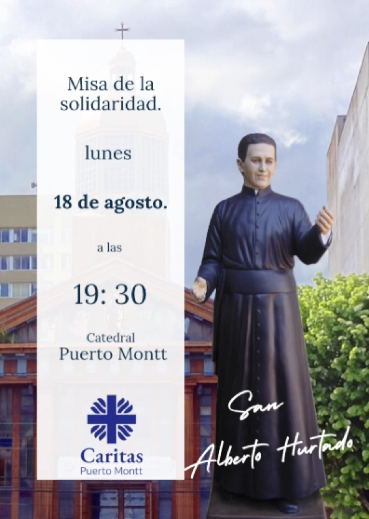 Cáritas invita a Misa de la Solidaridad