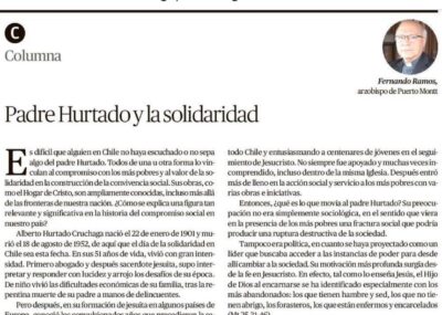 P. Hurtado y la solidaridad