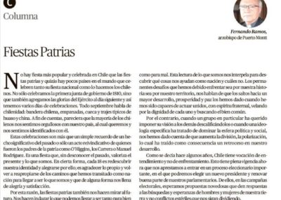 Opinión: Arzobispo de Puerto Montt
