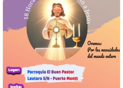 Comunidad El Buen Pastor invita a 18 horas de Adoración