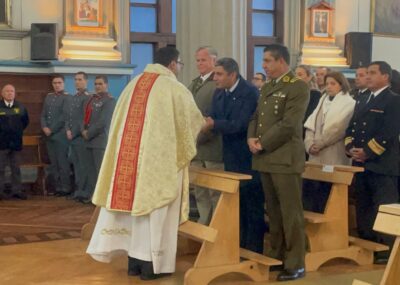 Misa en la Catedral de Puerto Montt por el 99° Aniversario de Carabineros de Chile