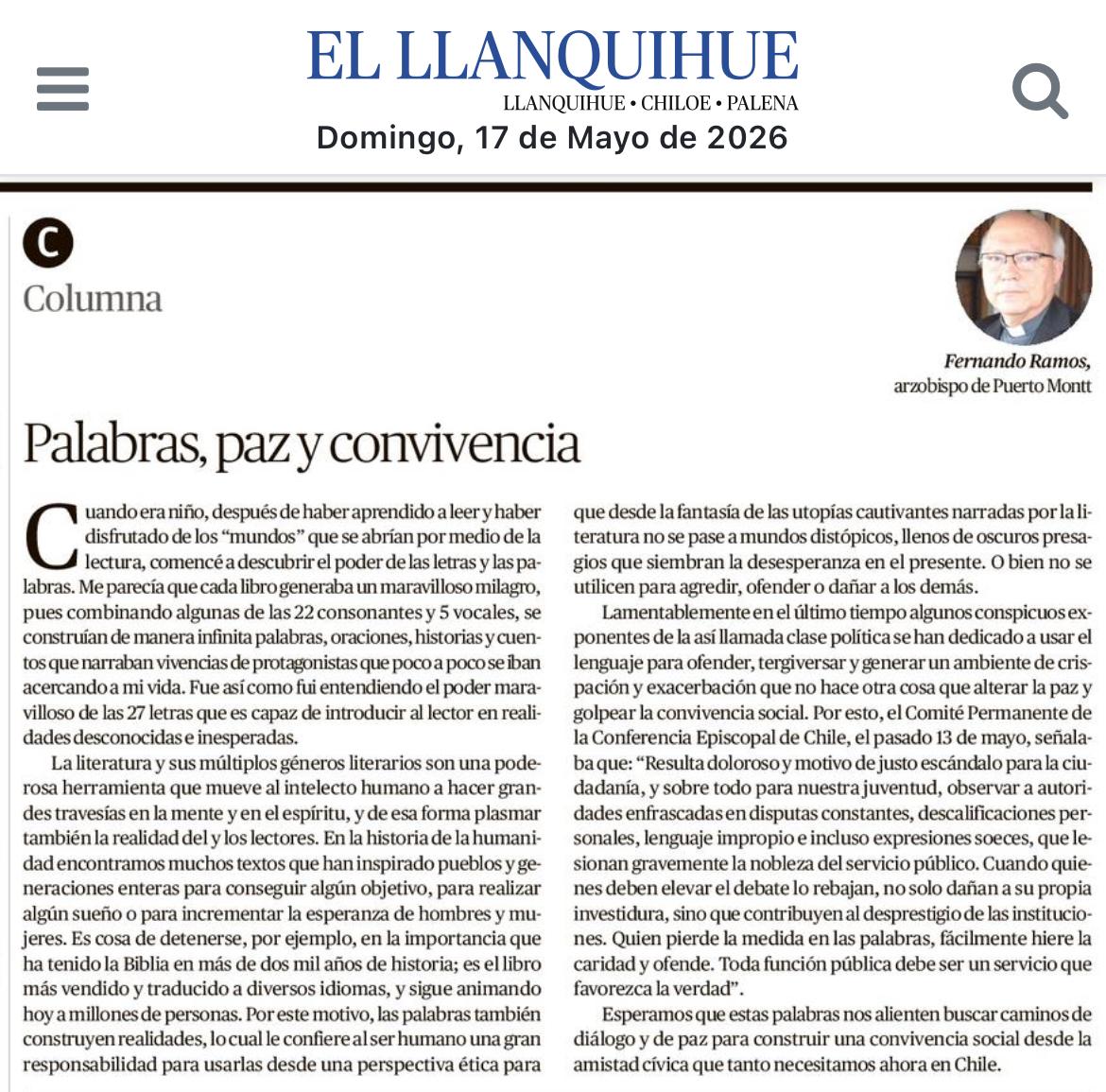 Palabras, Paz y Convivencia