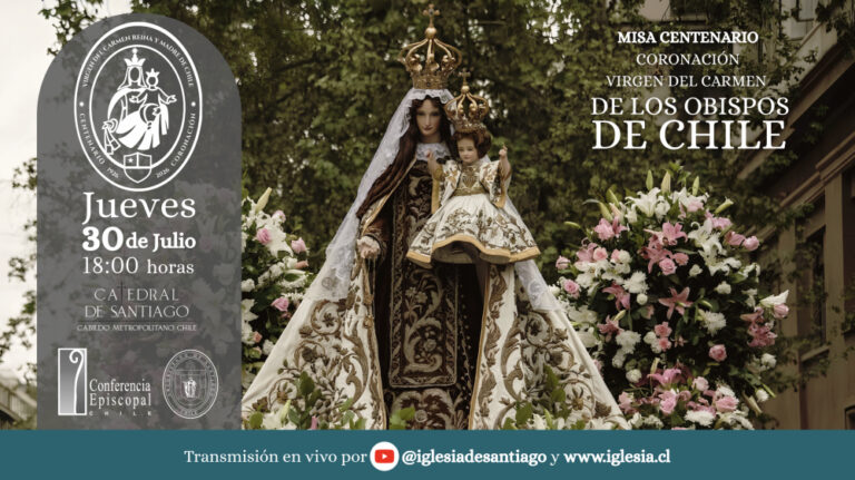 Misa por el Centenario de la Coronación de la Virgen del Carmen de los Obispos de Chile