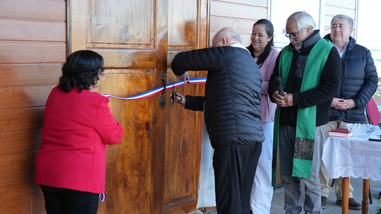 Comunidad de la Capilla Nuestra Señora del Carmen San Carlos de Meli inaugura y bendice el Salón Multiuso “Betania”