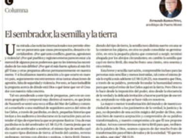 Opinión: El sembrador, la semilla y la tierra