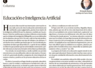Educación e Inteligencia Artificial