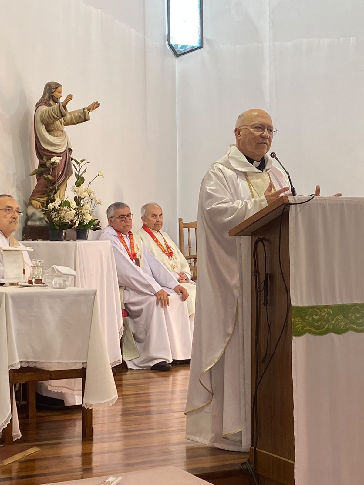Arzobispo Fernando Ramos encabezó misa en homenaje a la legión de María en la Parroquia Nuestra Señora de Fátima