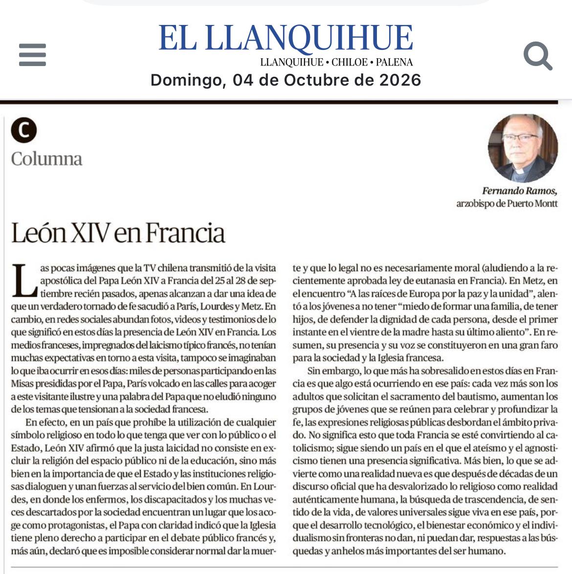 León XIV en Francia